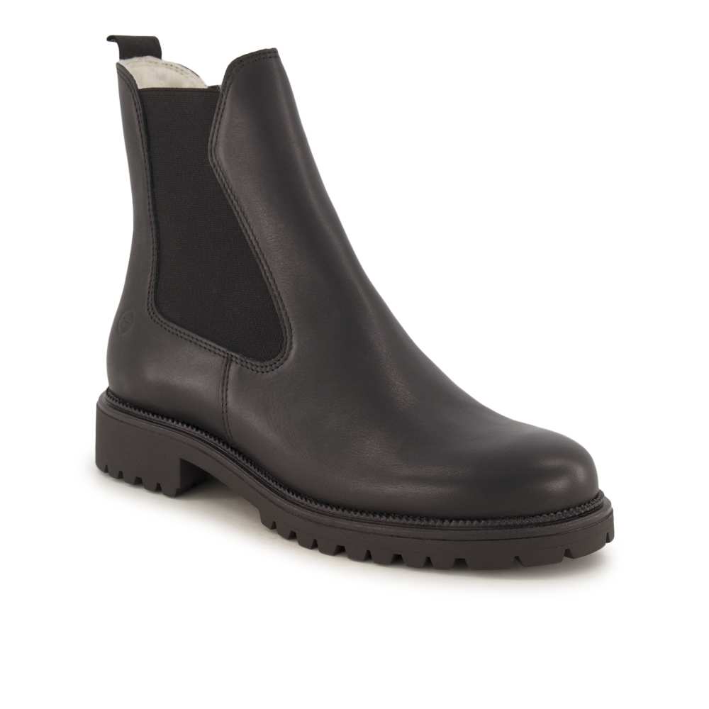 Tamaris Chelsea Boot, Damen , Schwarz 38