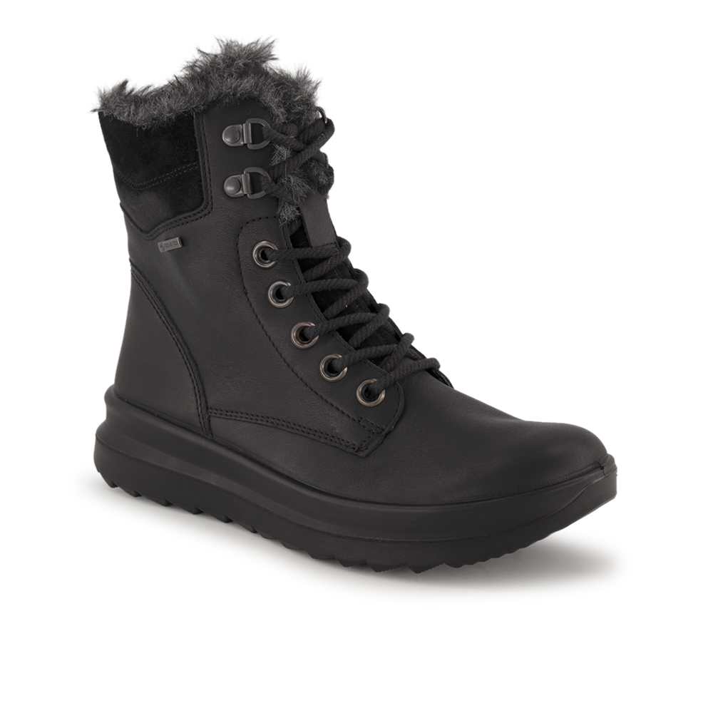 legero Schnürboots, Damen , Schwarz 4