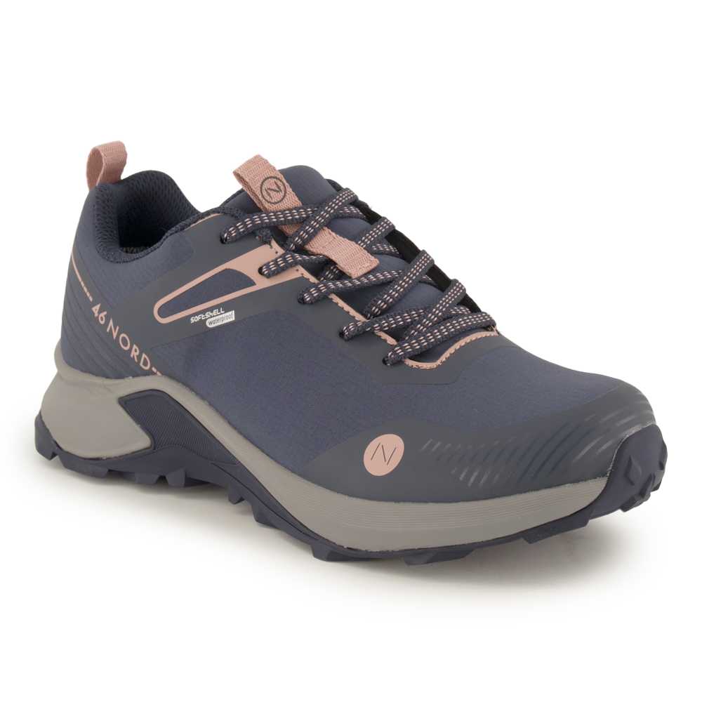 46 Nord Trekking-Schuh, Damen , Blau 36