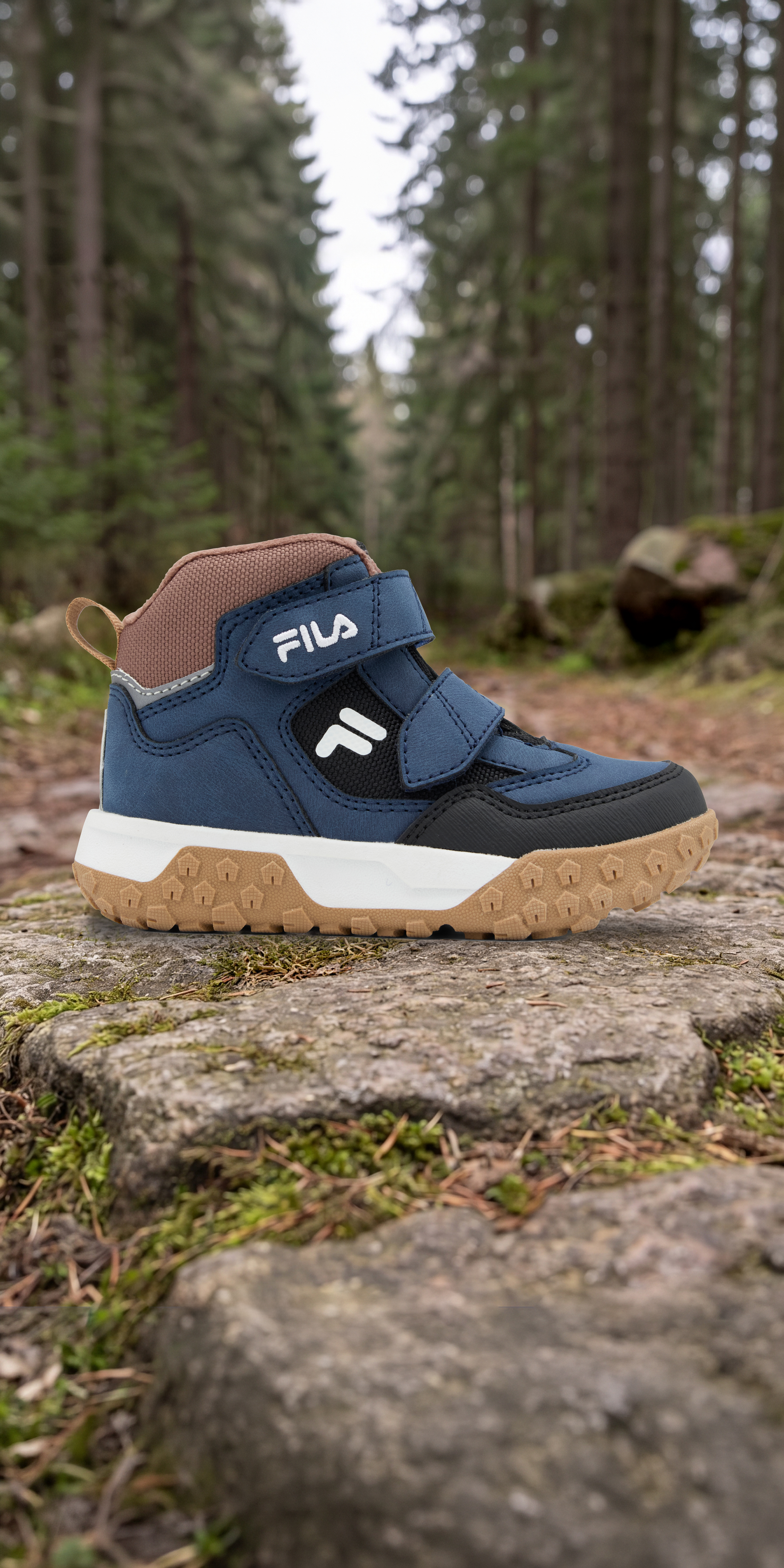 FILA Winterstiefel, Kinder , Blau 25