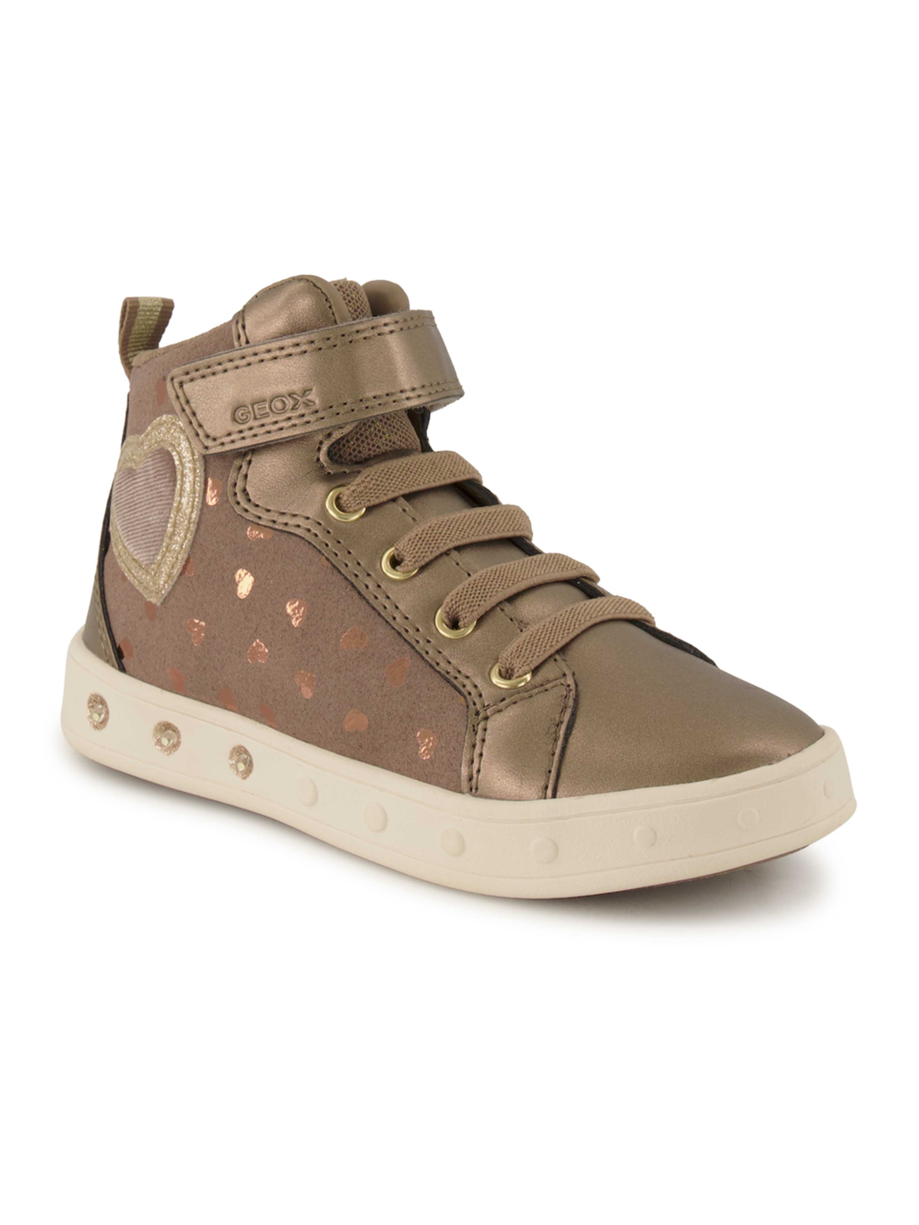 GEOX Hoher Sneaker, Kinder , Beige 28