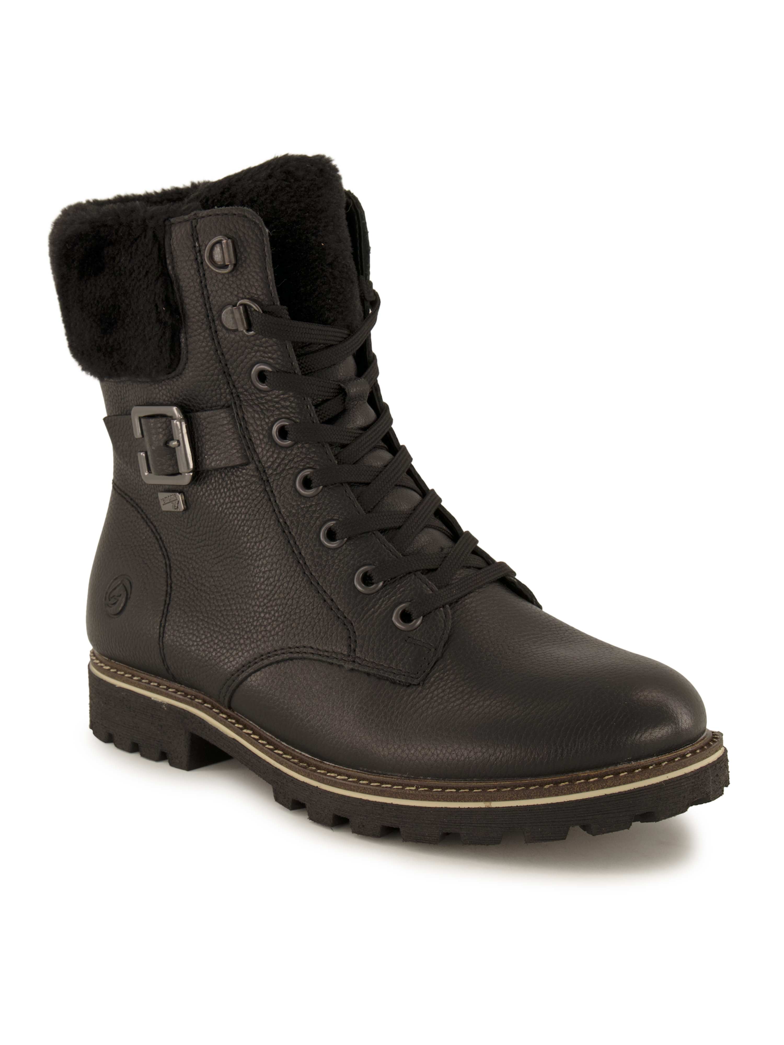 remonte Schnürboots, Damen , Schwarz 36
