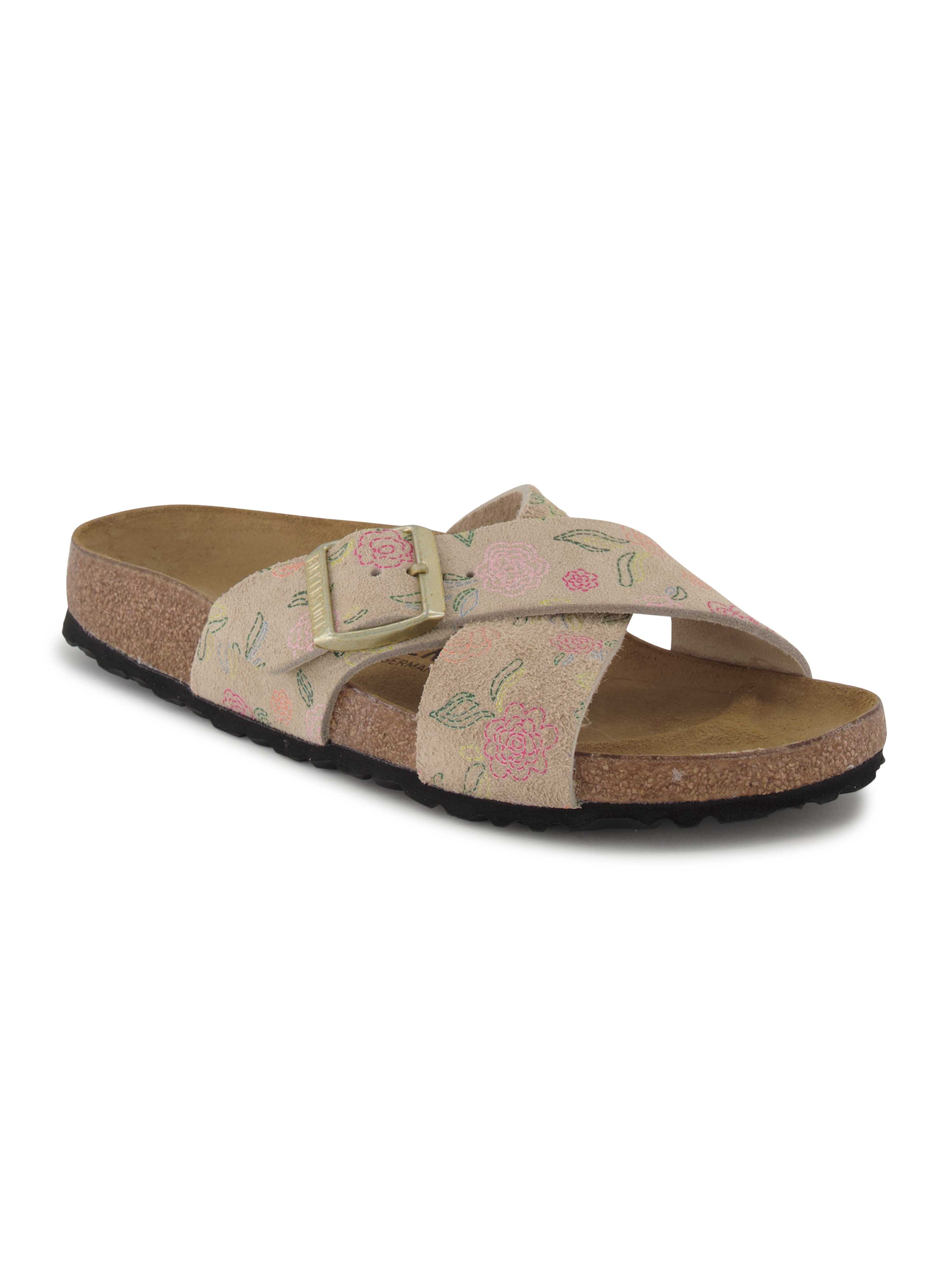 Birkenstock Pantolette, Damen , Beige 36