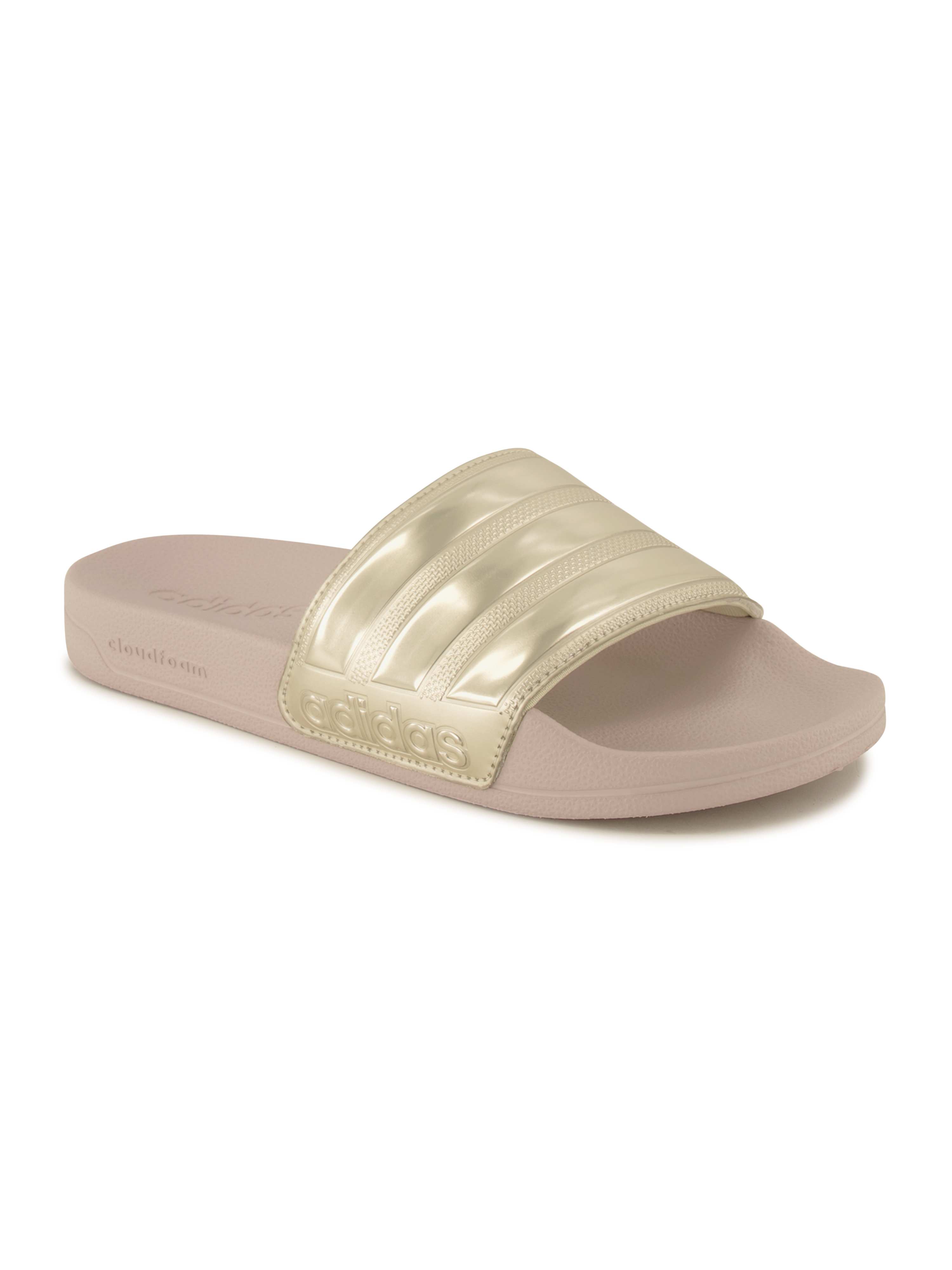 adidas Slide, Damen , Gold 4