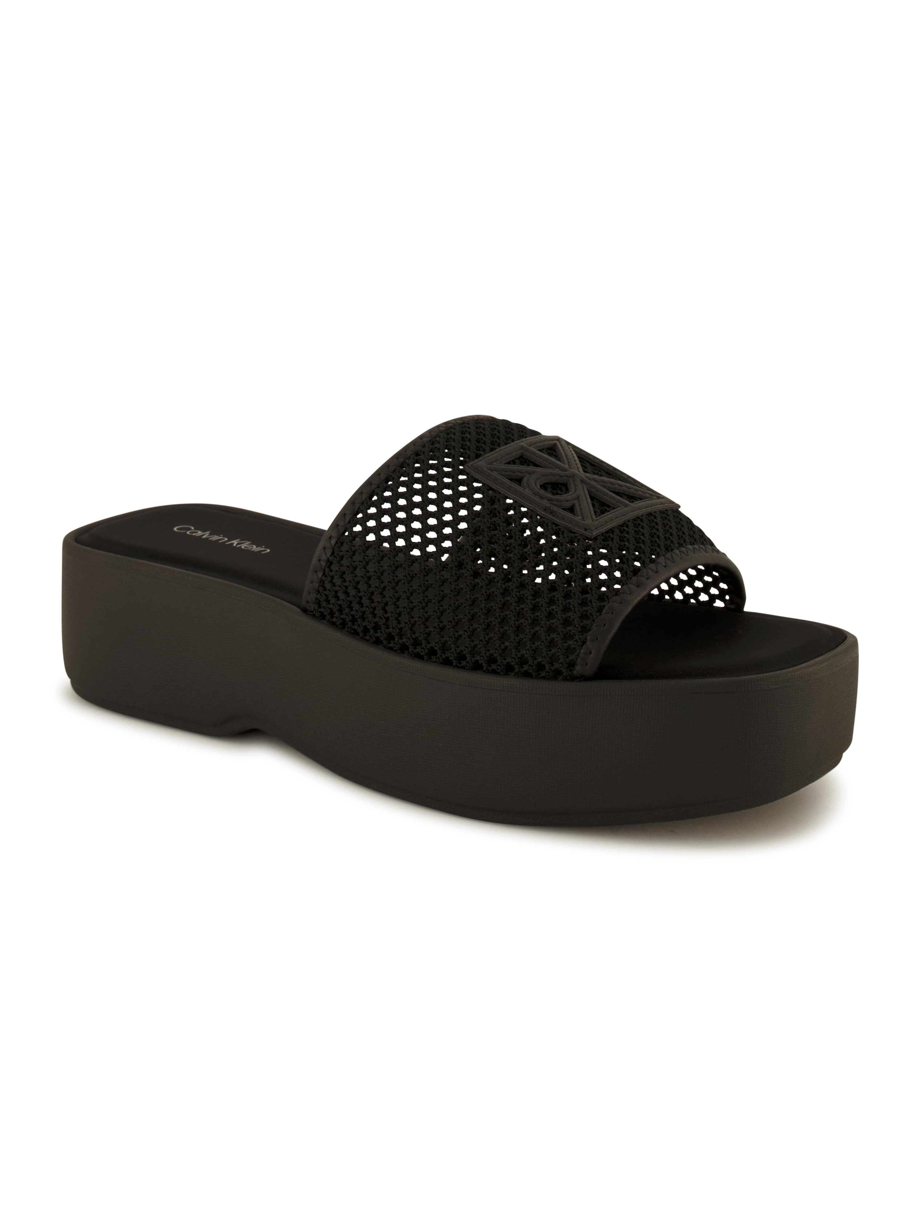 Calvin Klein Pantolette, Damen , Schwarz 36