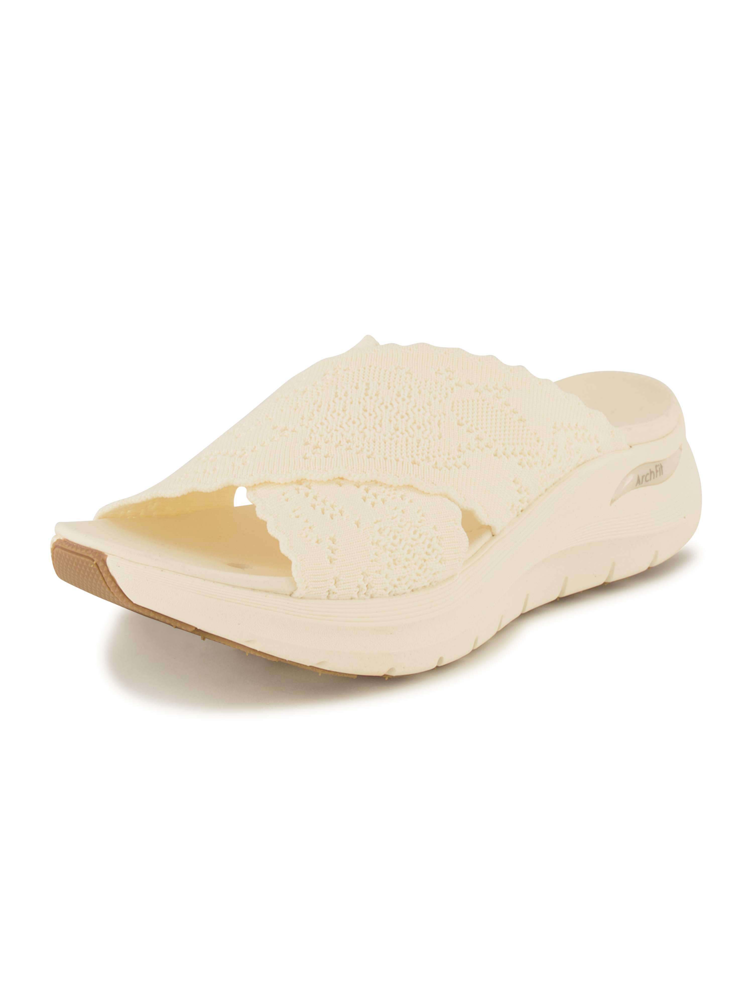 Skechers Pantolette, Damen , Offwhite 38