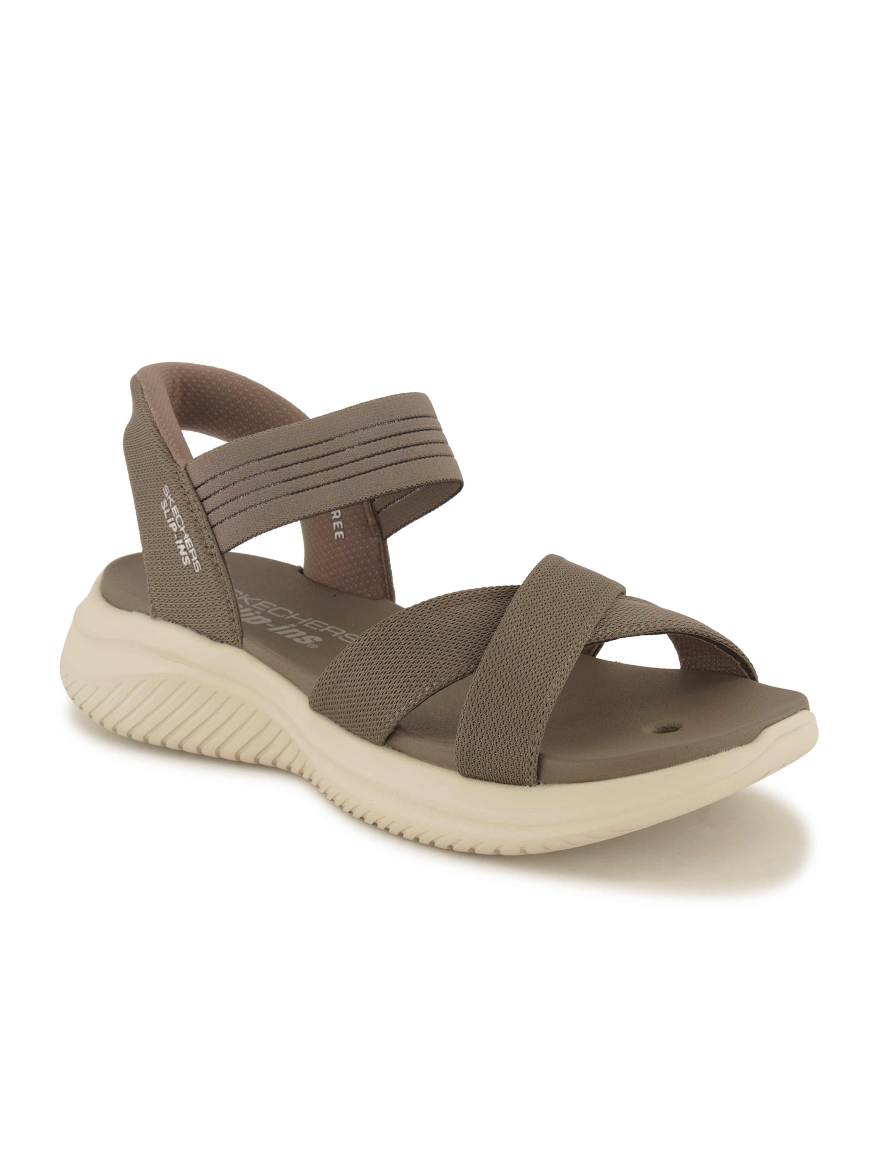 Skechers Trekkingsandale, Damen , Taupe 39