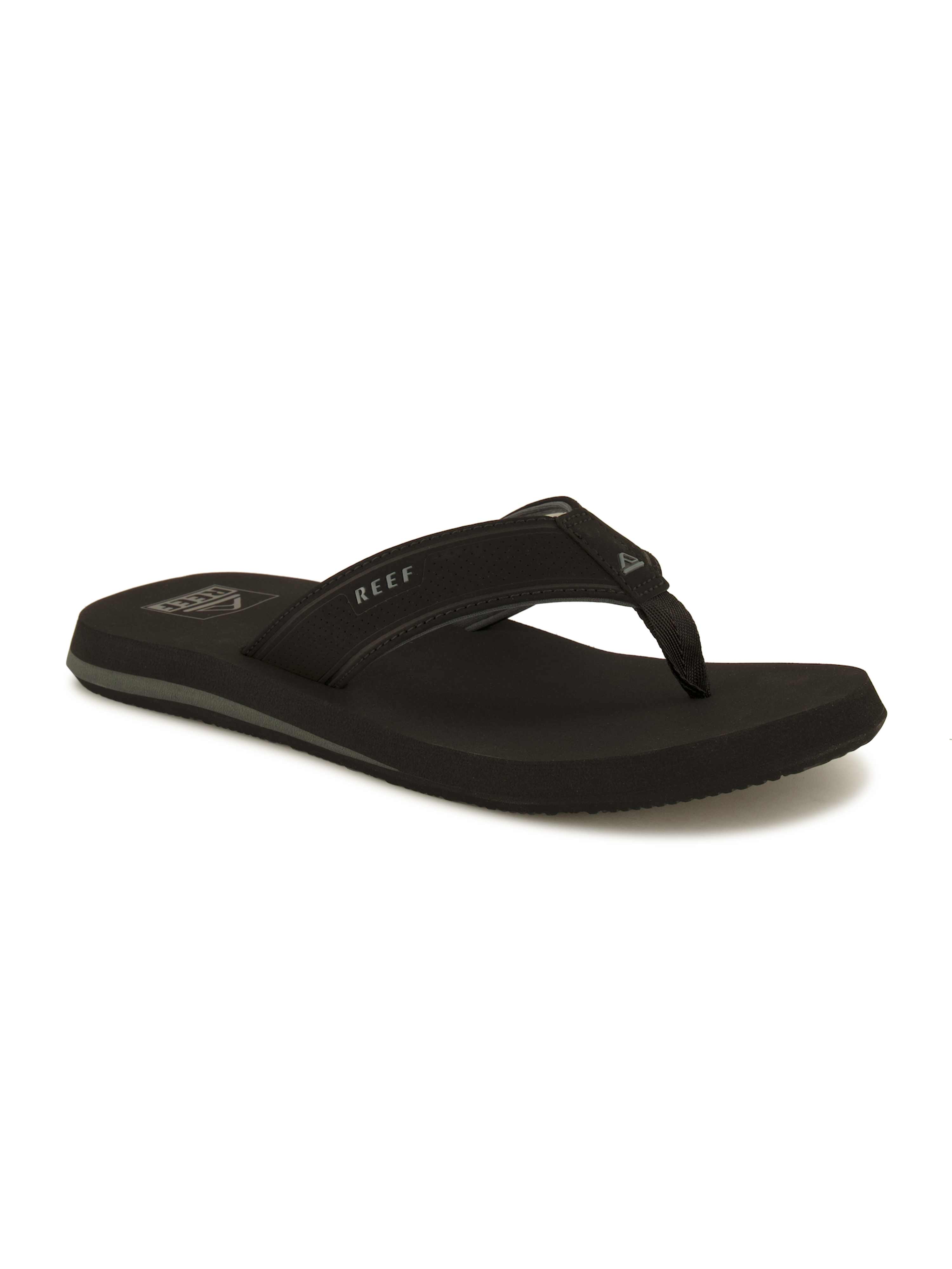 REEF Pantoletten-Zehentrenner, Herren , Schwarz 40