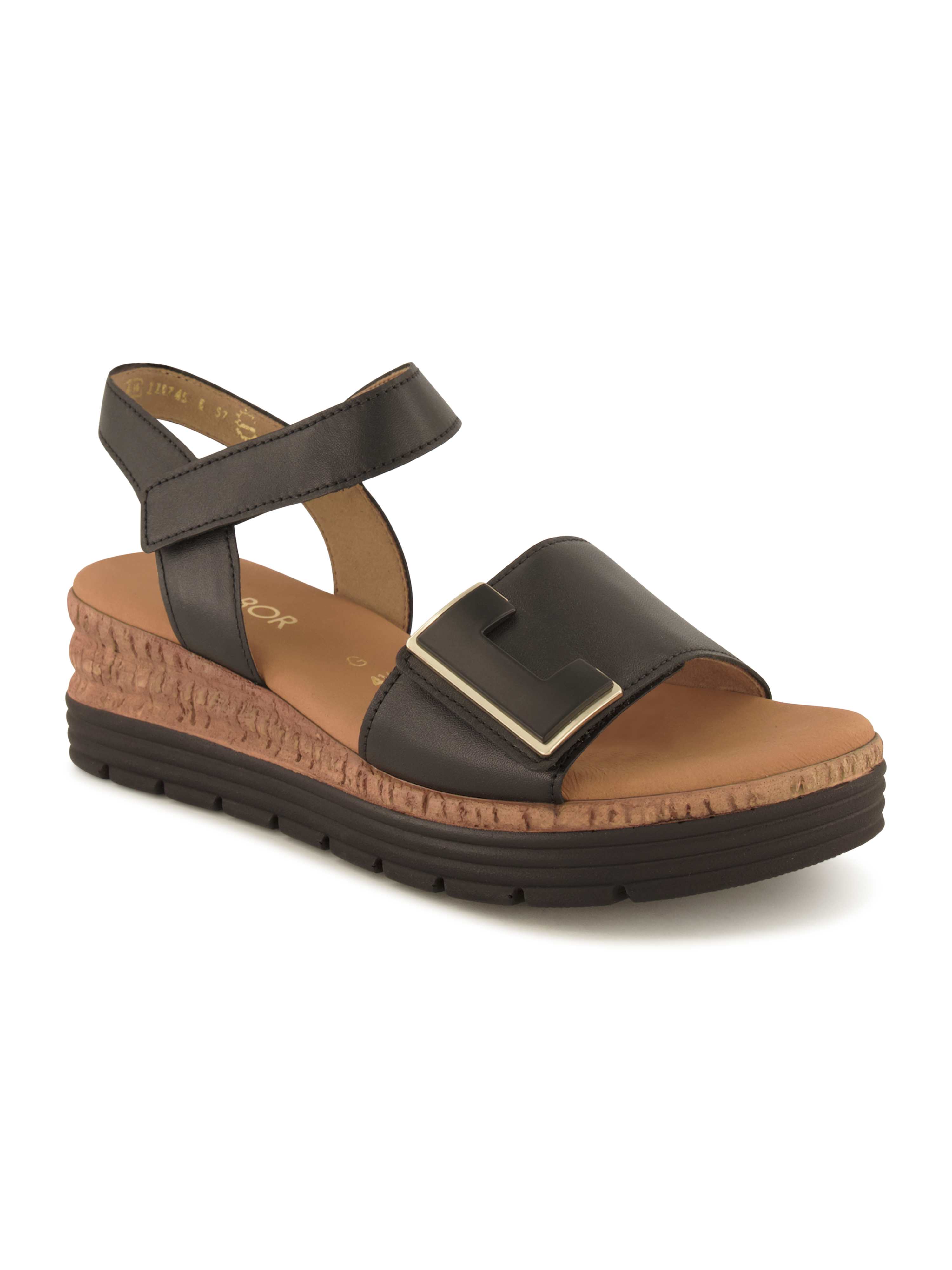 Gabor Sandalette, Damen , Schwarz 3.5
