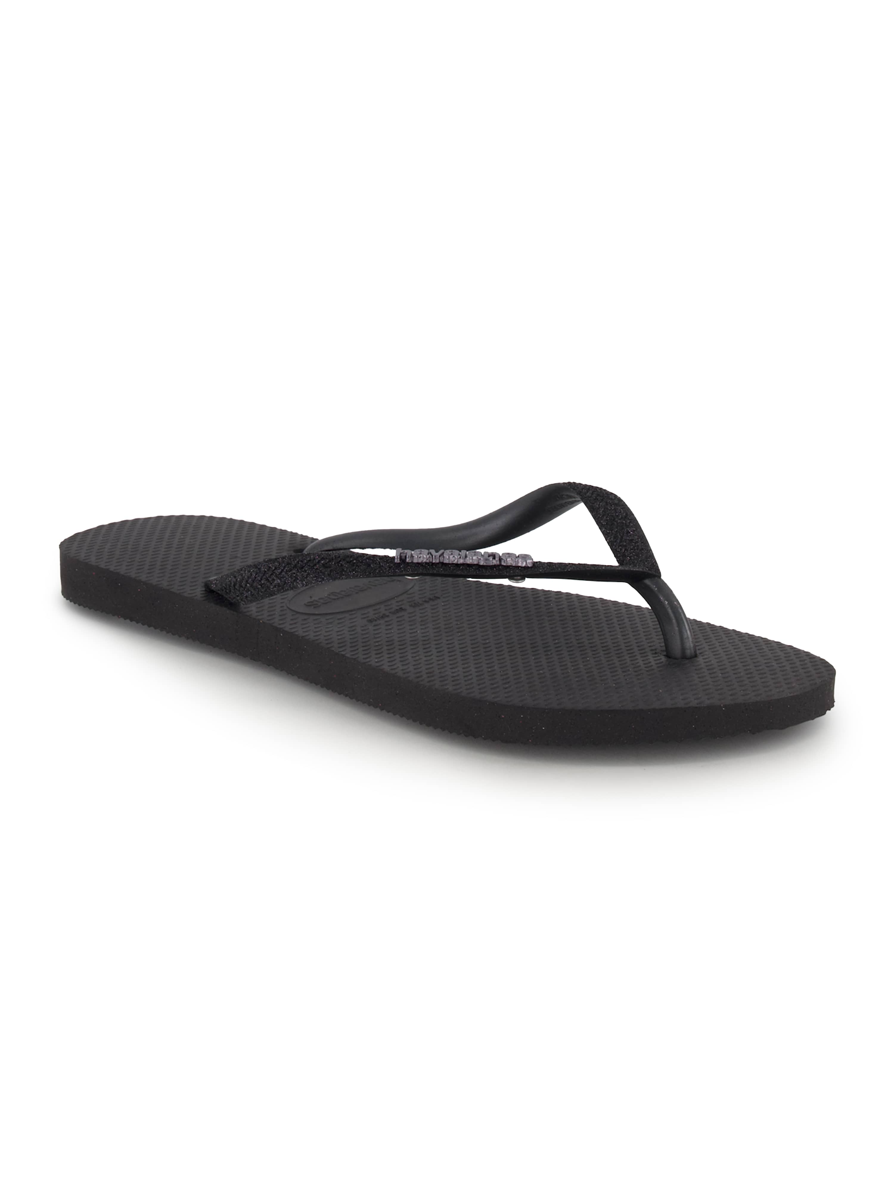 Havaianas Pantoletten-Zehentrenner, Damen , Schwarz 35/36