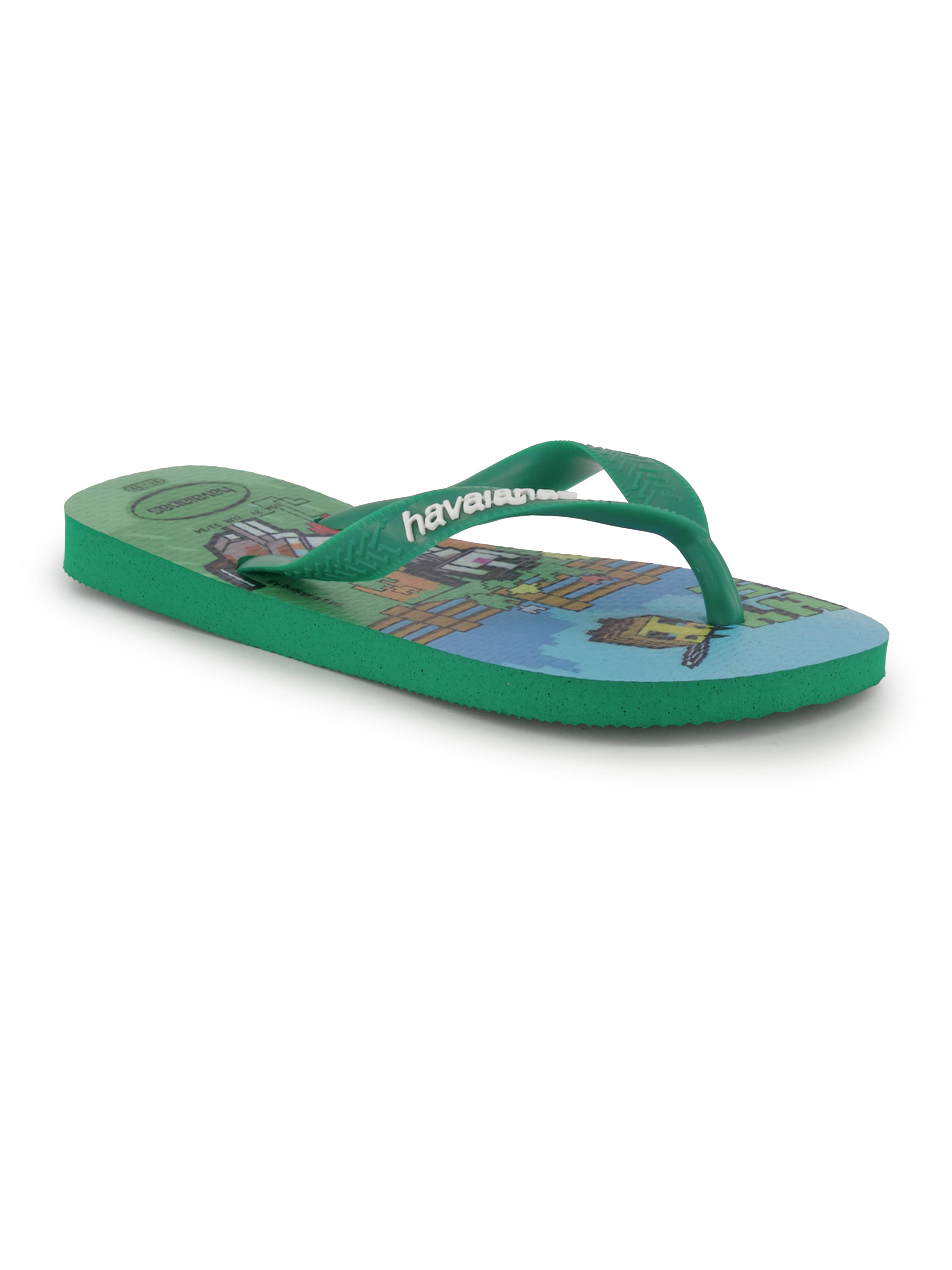 Havaianas Sandalen-Zehentrenner, Kinder , Grün 25/26