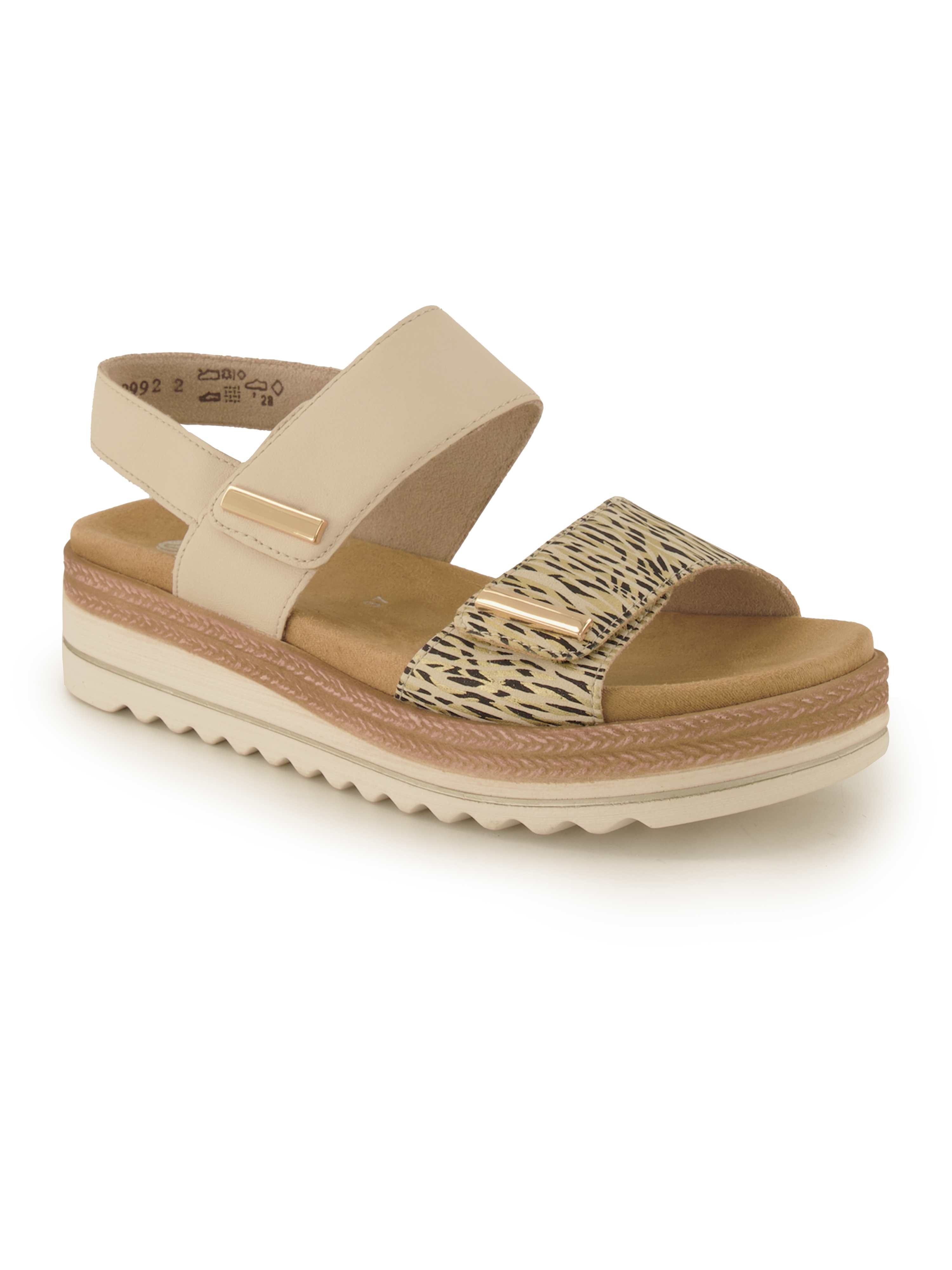 remonte Sandalette, Damen , Beige 36
