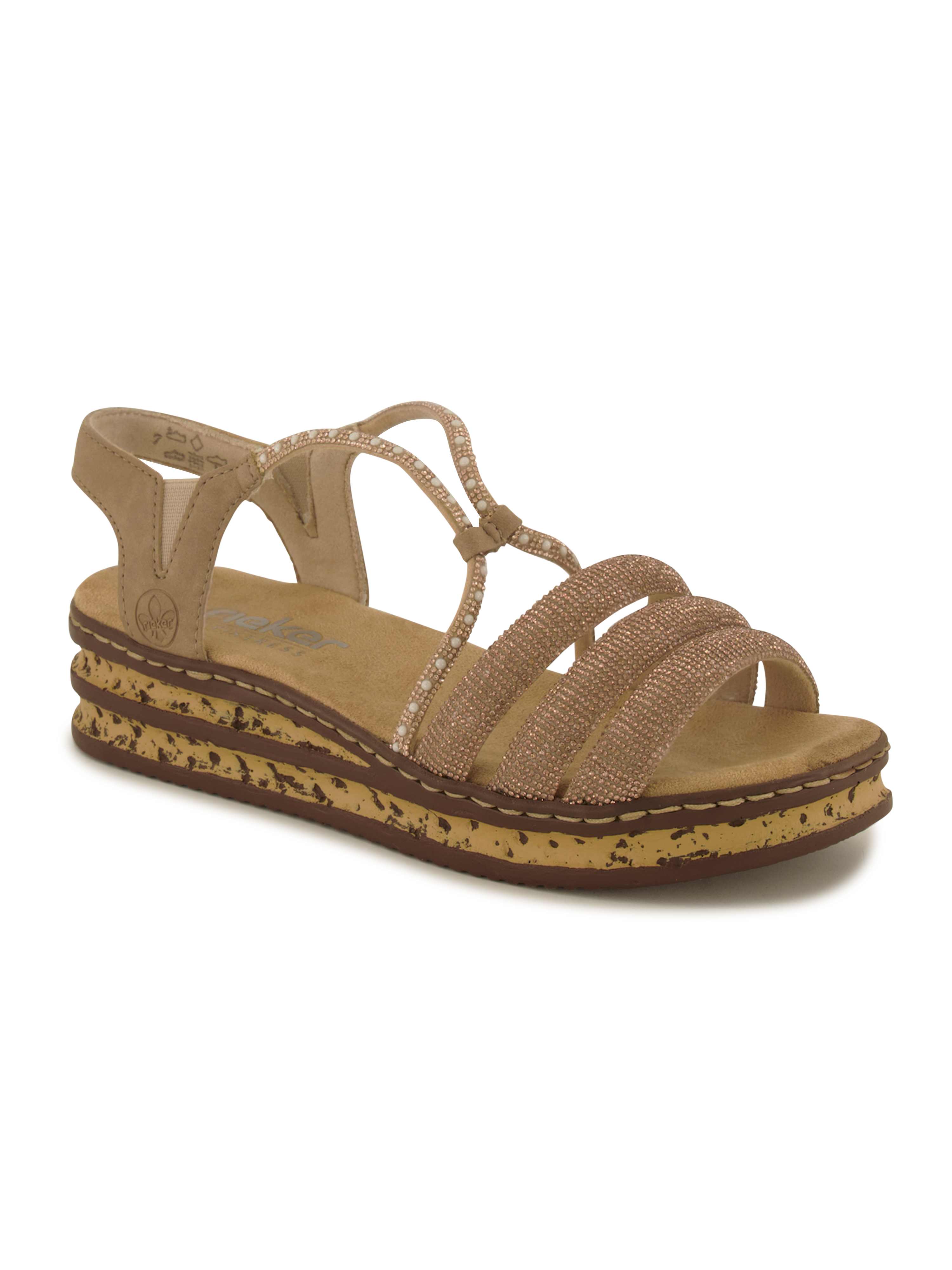 Rieker Sandalette, Damen , Kupfer 36