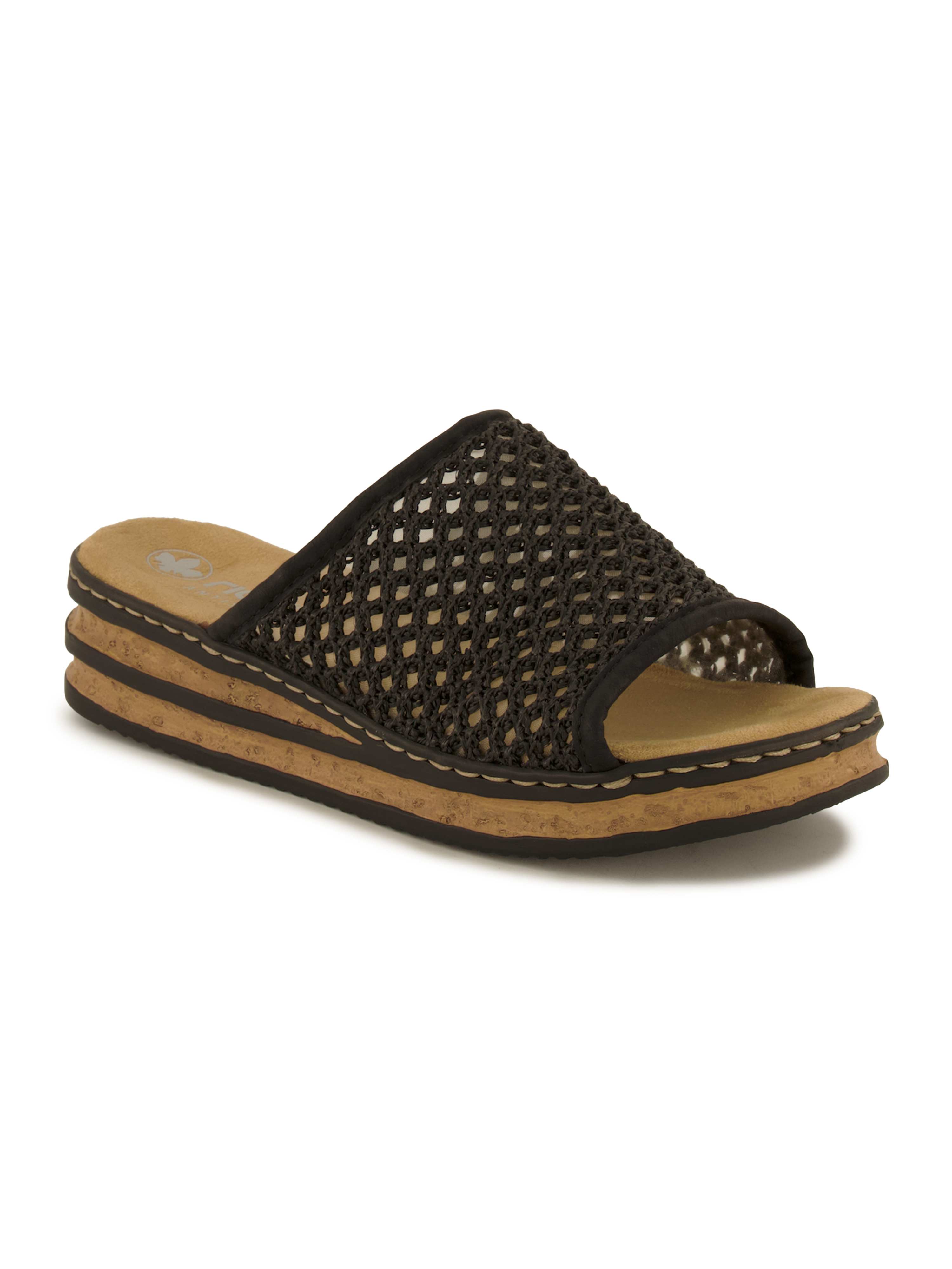 Rieker Pantolette, Damen , Schwarz 36