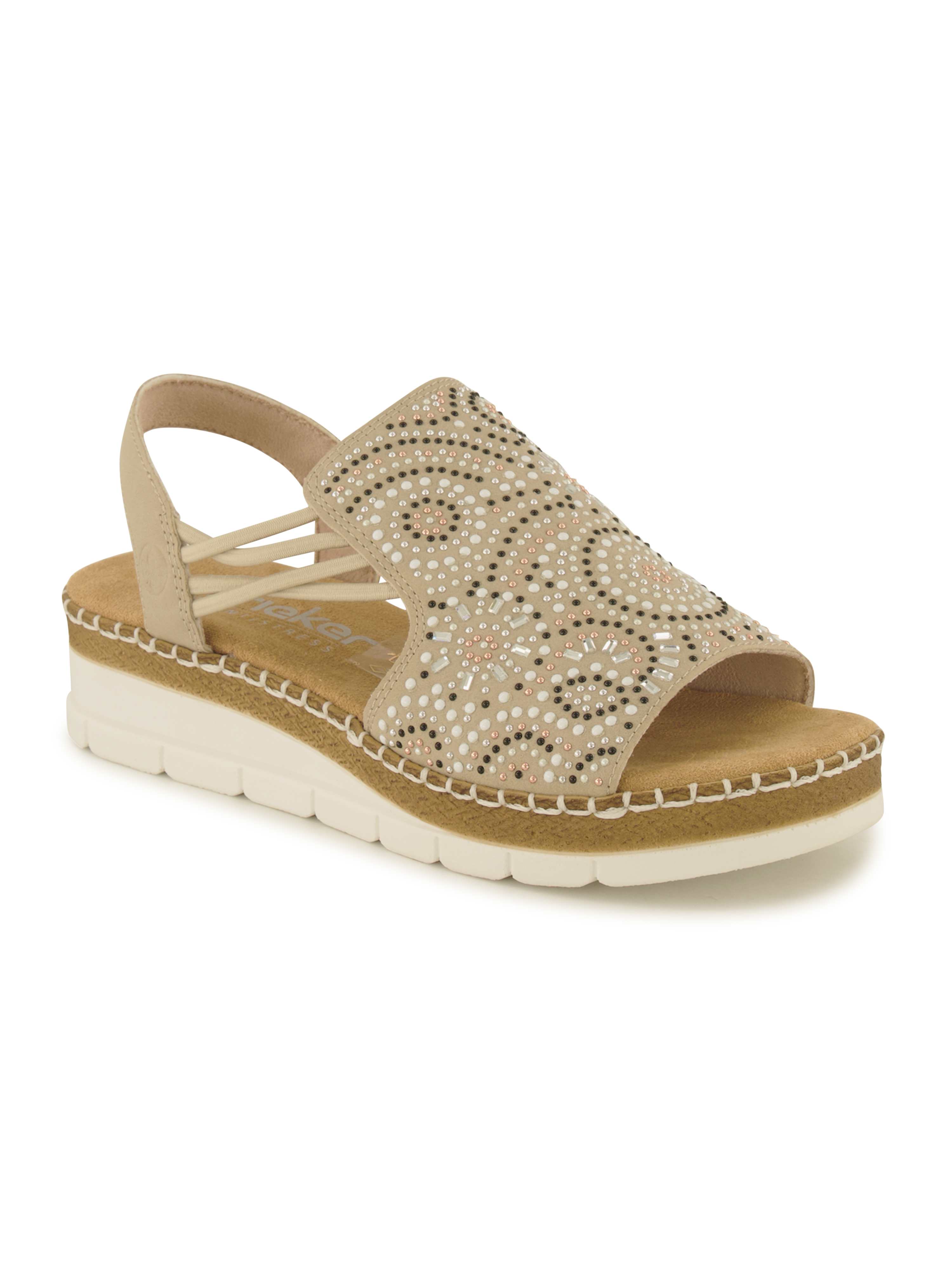 Rieker Sandalette, Damen , Beige 37