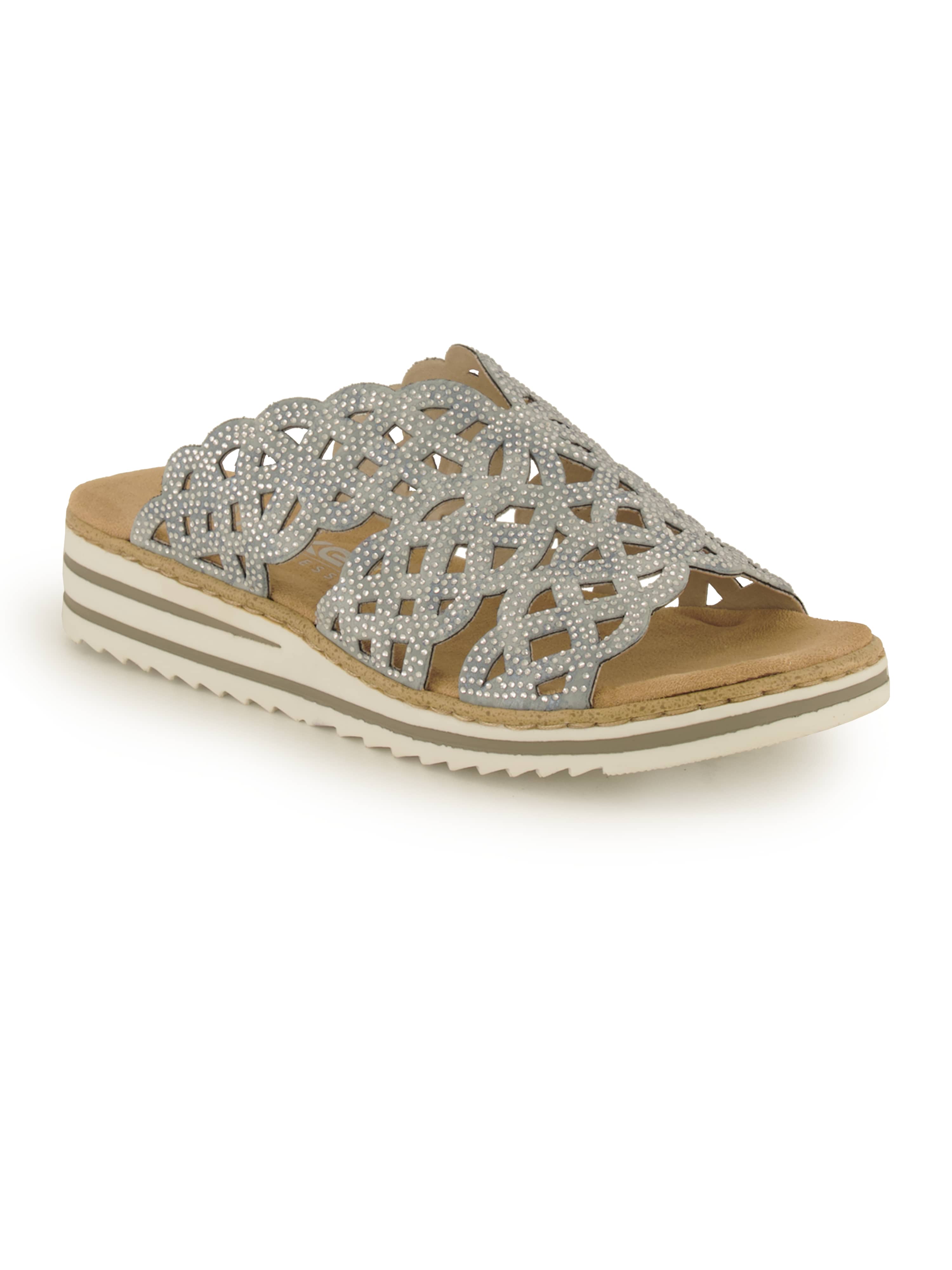 Rieker Pantolette, Damen , Blau 36