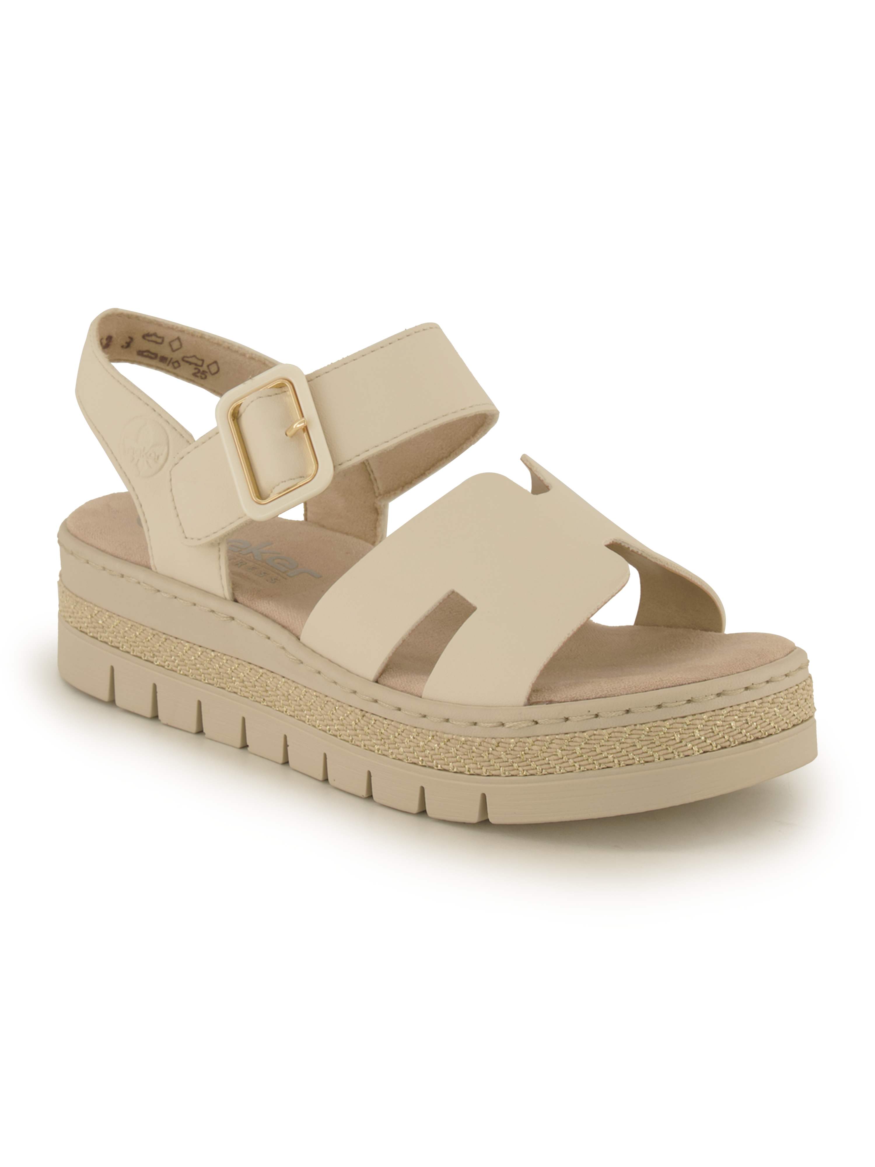 Rieker Sandalette, Damen , Weiss 38