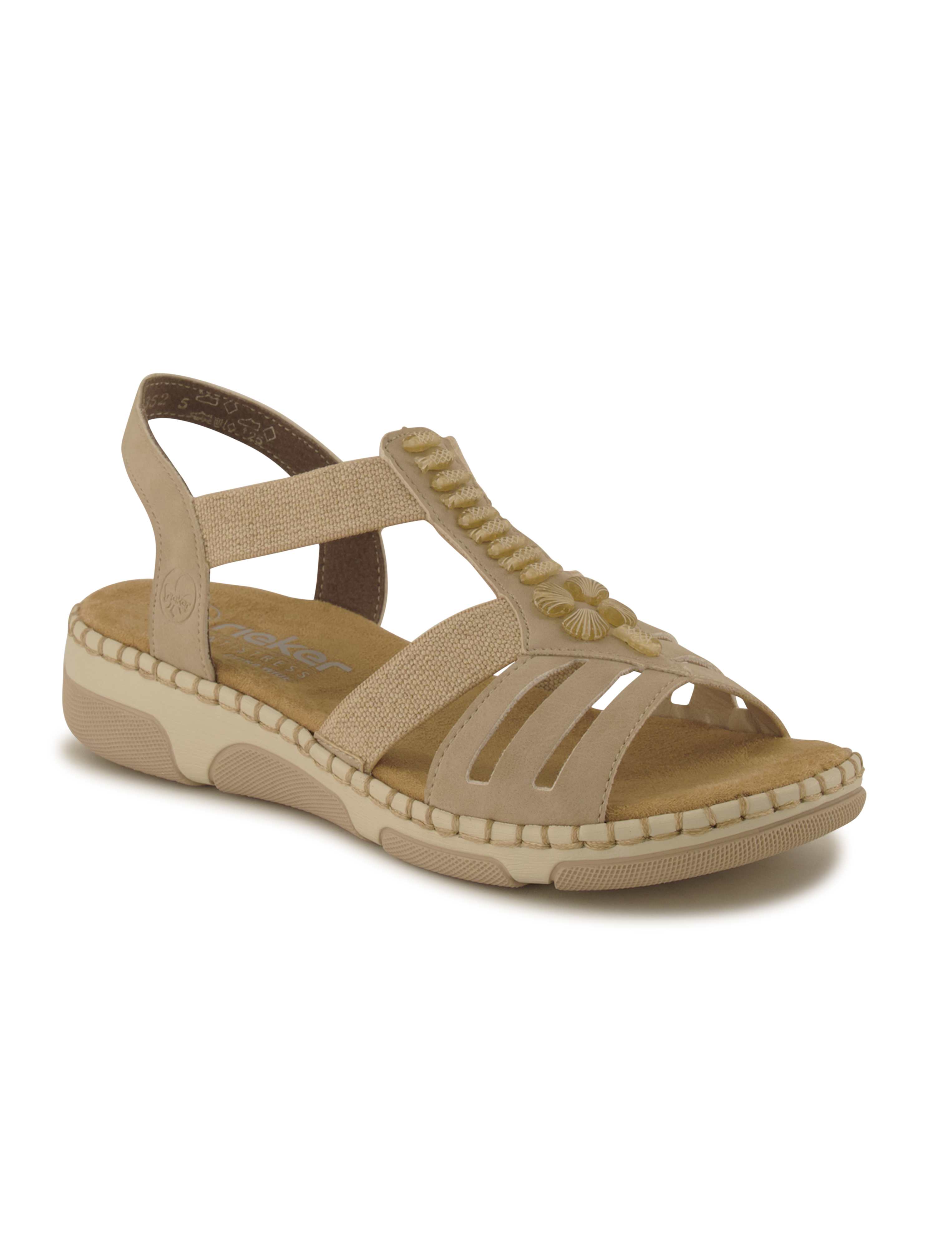 Rieker Sandale, Damen , Beige 37