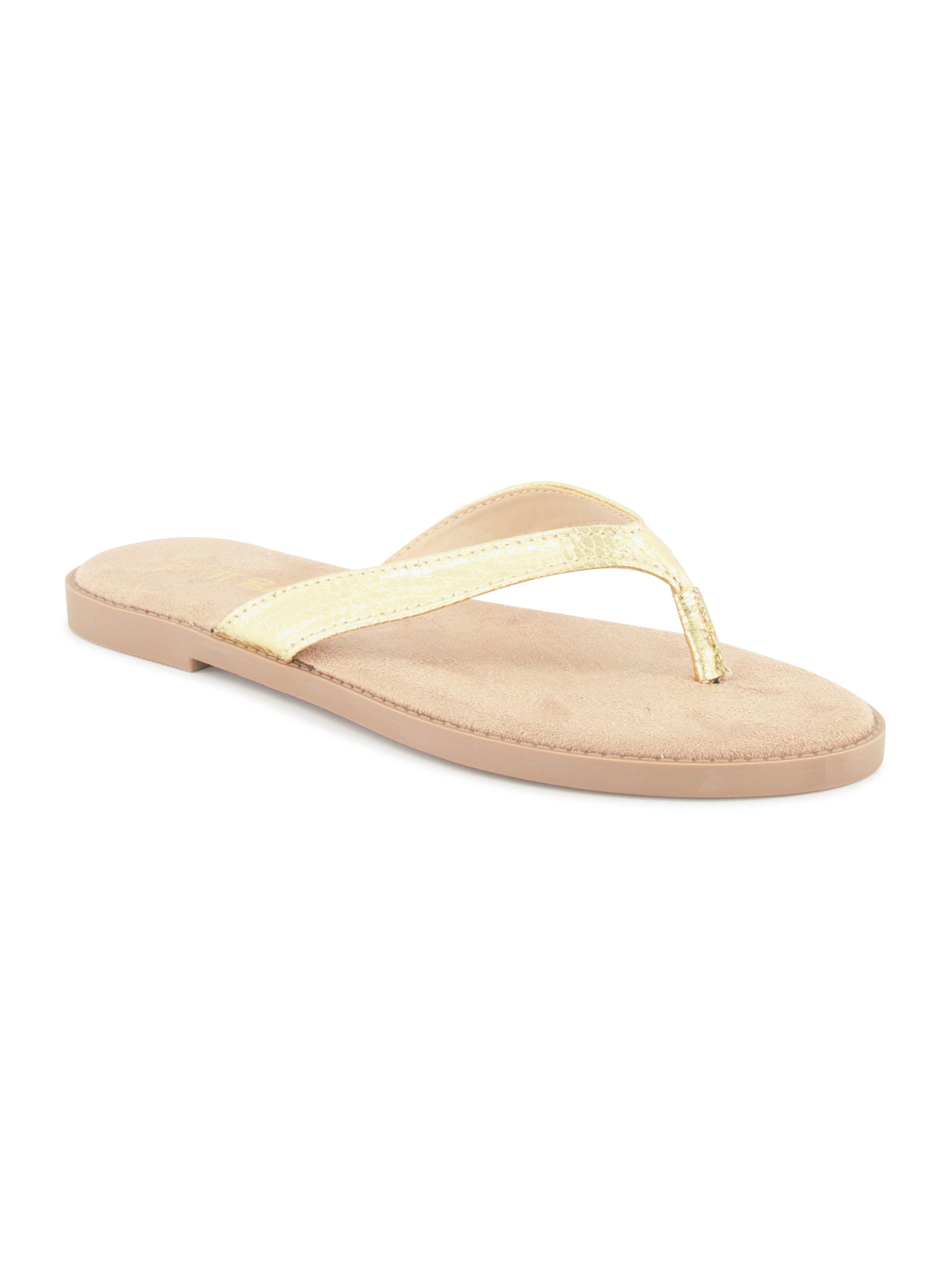 Bagatt Pantoletten-Zehentrenner, Damen , Gold 36