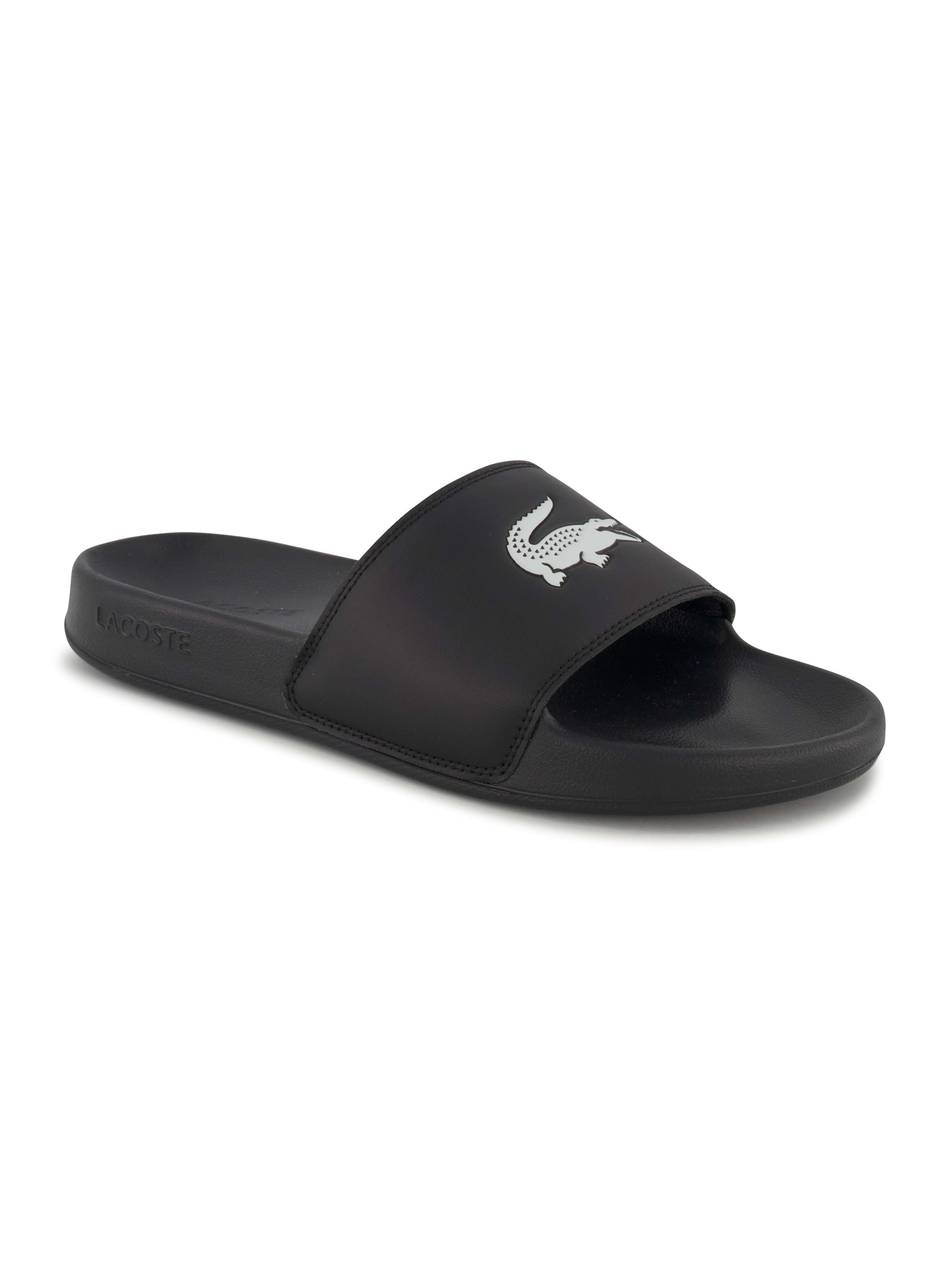 Lacoste Slide, Herren , Schwarz 40.5