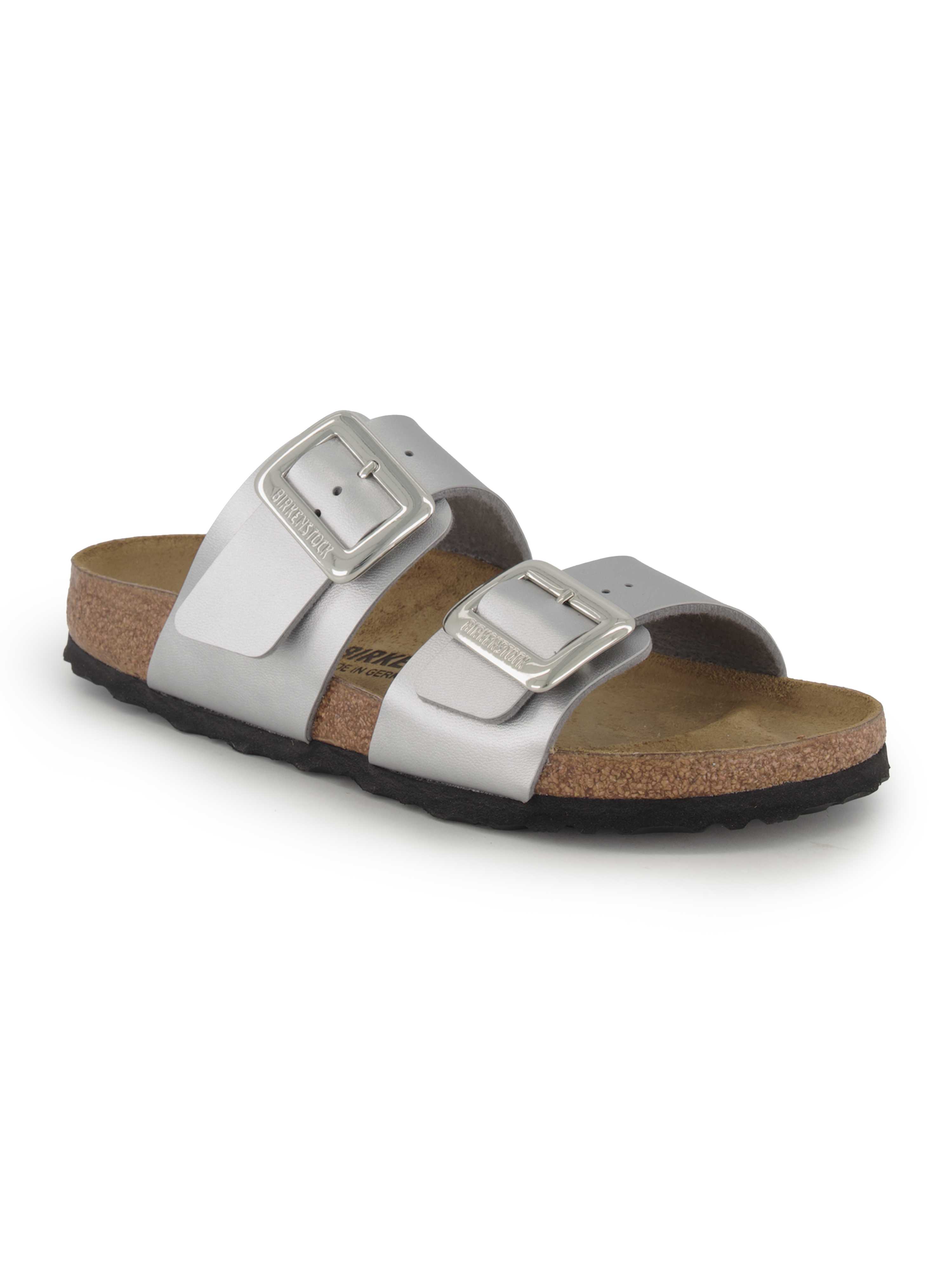 Birkenstock Pantolette, Damen , Silber 38