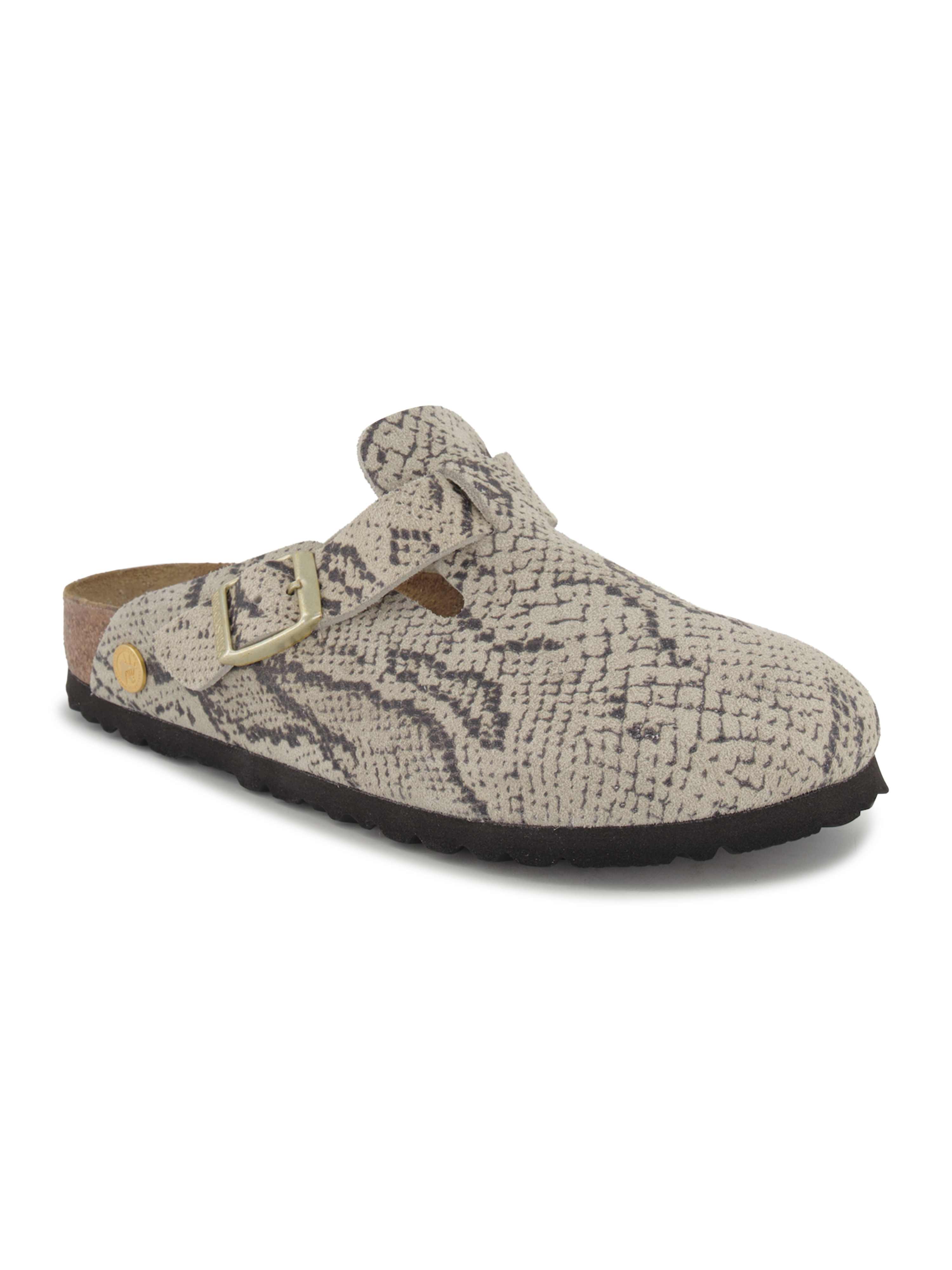 Birkenstock Clog, Damen , Beige 38