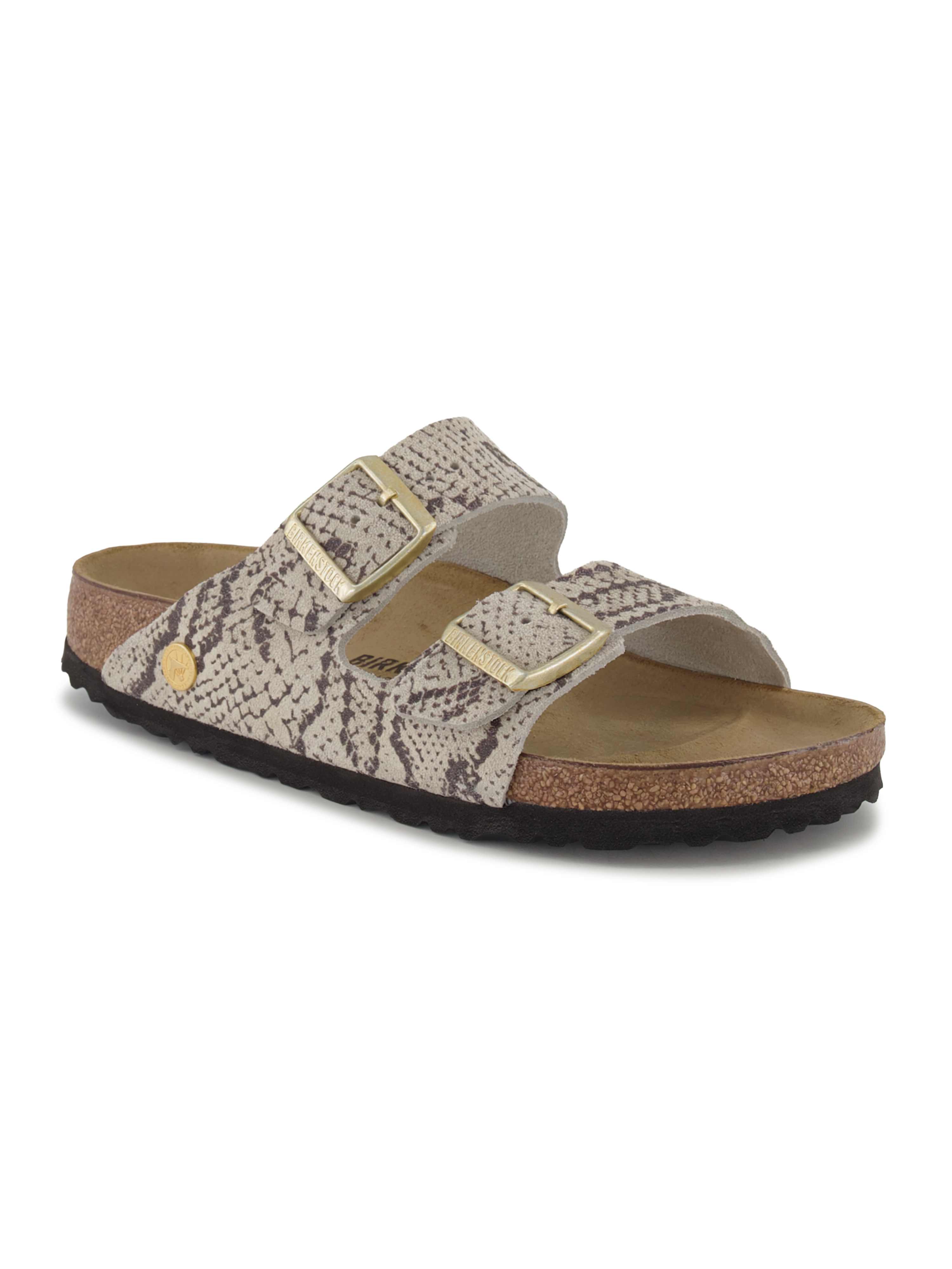 Birkenstock Pantolette, Damen , Grau 38