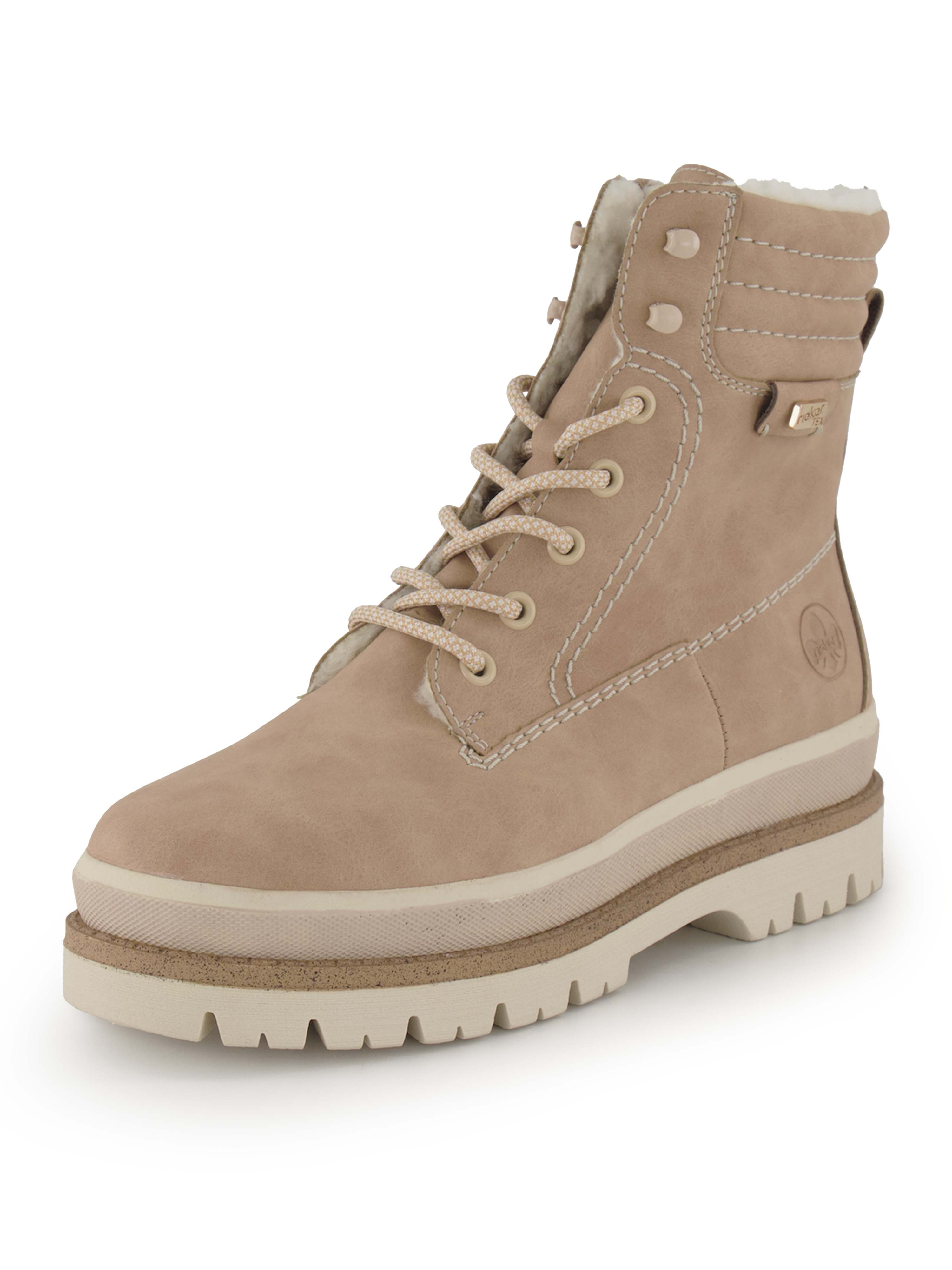 Rieker Schnürboots, Damen , Beige 37