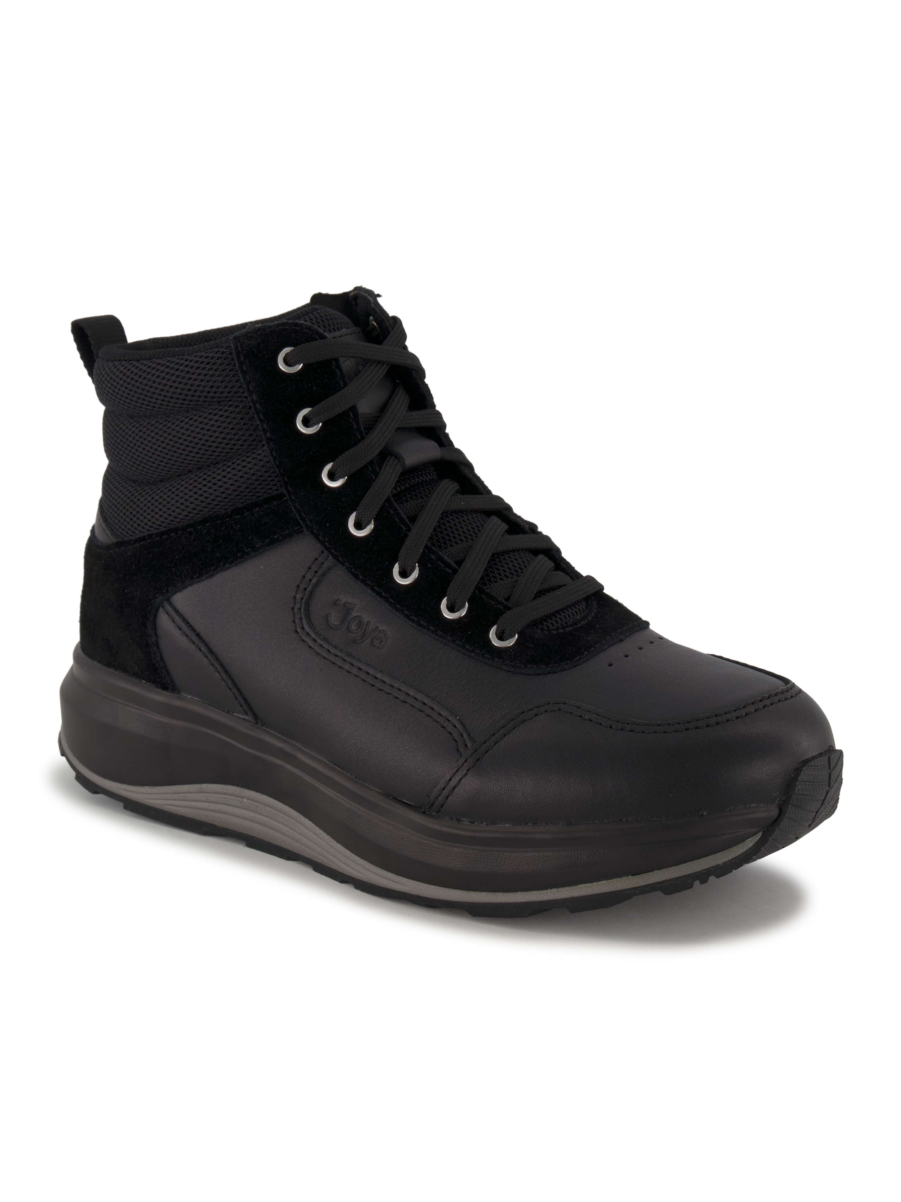 Joya Schnürboots, Damen , Schwarz 36.333