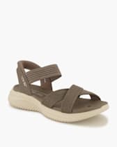 Sandali comfort beige con tacco medio e strass CASUAL COMFORT | Scarpe&Scarpe