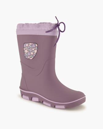 maximo Reflex 3M - Stivali da pioggia per bambini, motivo cavallo, fodera invernale, stampa allover Print, Reflex, Blu, 24 EU